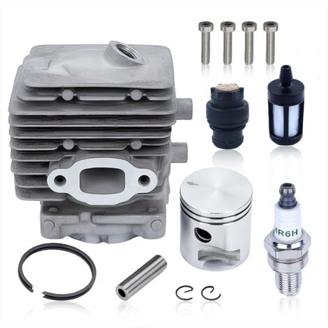Kit Cylindre-Piston Pour Stihl BG56 BG56C SH56 SH56C BG86 BG86C BR200 SH86 SH86C SR200 Souffleur de Feuilles, Cylindre avce Filtre à Carburant, bougie d'allumage, Remplacement 4241 020 120