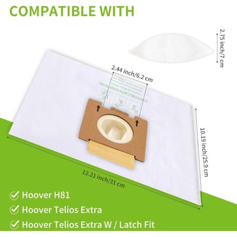 Sacchetti antipolvere di ricambio compatibili con Dreame X40/ X40