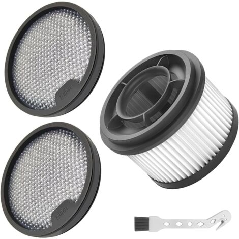 Lot de 4 pré-filtres Hepa pour Dreame Z10 Station/T10/T20/T30/R10 / R10 Pro/R20/R20 Pro pour aspirateur Xiaomi G9/G10/G10Plus/G9Plus Pièces rechange lavables 3 filtres Hepa 1 brosse nettoyage (1/5)