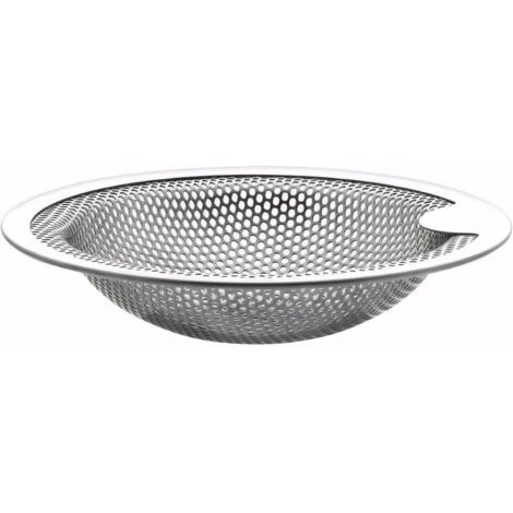Filtre d'évier en acier inoxydable pour évier de cuisine, évite le colmatage (10,2 cm) (1/5)