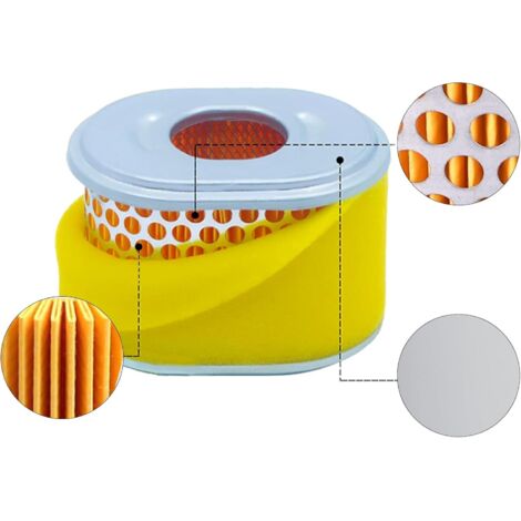 Filtro aria 6X per Honda GX120 GX140 GX160 GX200 17210 Filtro aria 6X per Honda GX120 GX140 GX160 GX200 17210
