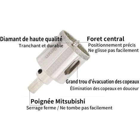 scie cloche hss bi-métal diamètre 68 mm