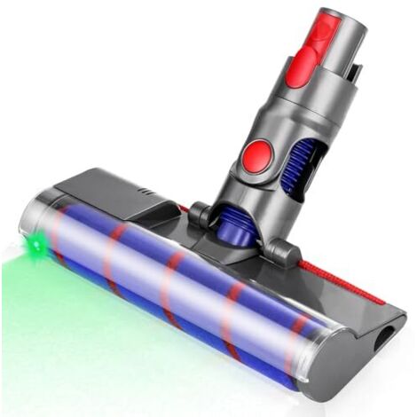 Brosse Compatible avec Aspirateur Dyson V7, V8, V10, V11, V15, Brosse Rotative Motorisée Électrique Turbo avec LED, Accessoire Tête d'aspirateur, pour Sols Durs et Moquettes,brosse dyson v8 (1/5)