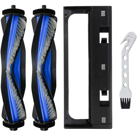 Accessoires pour Ecovacs Deebot T50 Pro Omni/ T50 Omni Gen2/ T50 Pro Omni Gen2 Aspirateur, T50 Pro Omni Pièces Détachées Brosse Principale 2 pièces et Couverture de Brosse Principale 1 pièce (1/5)