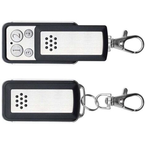 Telecommande Portail, 2 Pièces Télécommandes de Garage 433,92 MHz, Bip Portail Universelle pour 114253 104257 104251, Compatible avec A-vid-sen, Ex-tel, T-hom-Son, 4 Boutons (1/4)