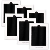 Lot de 6 filtres à air de rechange pour réfrigérateur - Filtres à charbon actif compatibles avec Frigidaire et Electrolux Pure Air Ultra , réduction des odeurs , pour EAFCBF , PAULTRA , RAF1150 242061