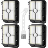 Accessoires pour aspirateur sec et humide Bissell CrossWave 3 en 1 C3 Pro 3555N, 4 filtres 1866 pour aspirateurs Bissell CrossWave 17132 2225N 2582N 25821 2519
