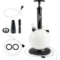 6L Pompe Vidange Huile Moteur, Pompe Huile Vidange Manuelle, Kit Vidange Tondeuse, Pompe Aspiration pour Le Liquide de Frein, l'huile, Le Condensat, Le Liquide de Direction Assistée