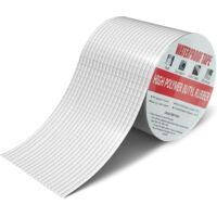 10cmX 10m Ruban Adhesif Etanche, Butyle En Aluminium Bande D'étanchéité, Bande Etancheite Autocollante, Bande Etancheite Toiture