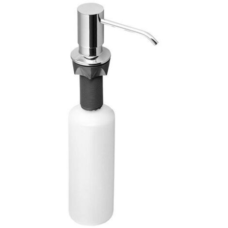 Sapho Accesorios - Dispensador de jabón encastrado, redondo, cromo SP023 (1/3)