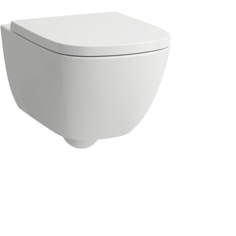 LAUFEN Palomba WC suspendido inodoro de cisterna baja, sin borde, (1/5)