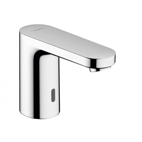 Hansgrohe Vernis Blend eFaucet - Grifo electrónico de lavabo, alimentación por batería, cromo 71503000 (1/5)