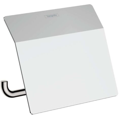 Portarrollos AddStoris de hansgrohe con tapa, 41753000