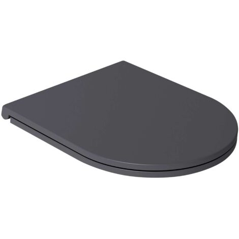 Sapho Isvea - Asiento de WC Slim, SoftClose, antracita 40KF0522I-S (1/5)