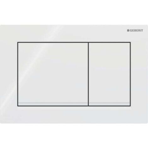 Geberit Omega20 - Control de descarga, blanco 115.080.11.1 (1/2)