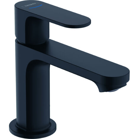 Hansgrohe Rebris S - Grifo de lavabo para agua fría, negro mate 72503670 (1/5)