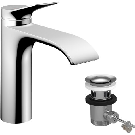 hansgrohe Vivenis Mezclador monomando de lavabo 110 con desagüe