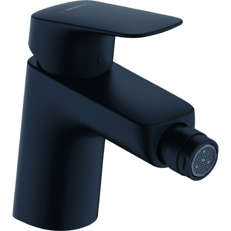 Hansgrohe Logis - Grifo de bidé, con desagüe, negro mate 71204670