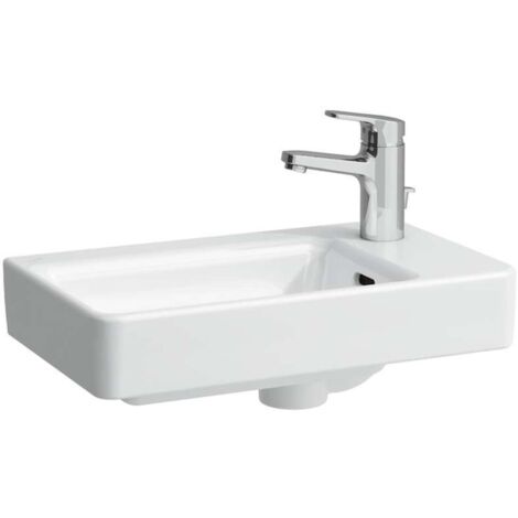 Laufen Pro S - Lavamanos 480x280 cm, orificio para grifo a la derecha, blanco H8159540001041