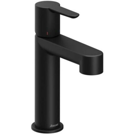 Ravak Puri - Grifo de lavabo, negro mate X070181 (1/5)