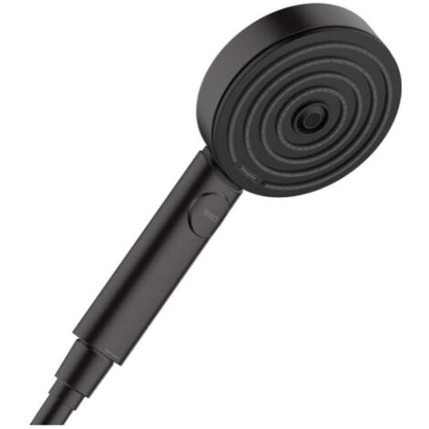 Hansgrohe Pulsify Select - Cabezal de ducha Activation 105, 3 chorros, negro matee 24100670