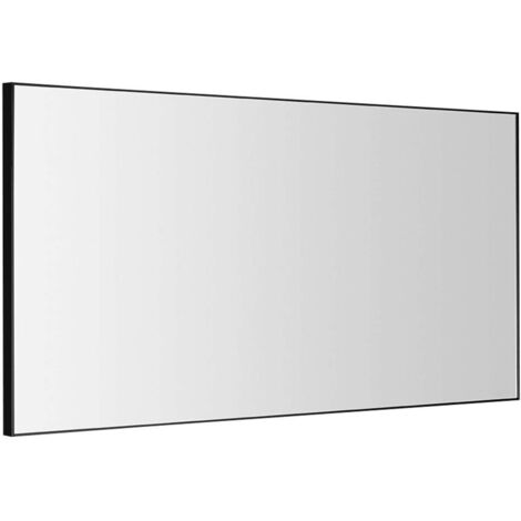 Sapho Espejos - Espejo Arowana en marco, 120x60 cm, negro mate AWB1260 (1/5)