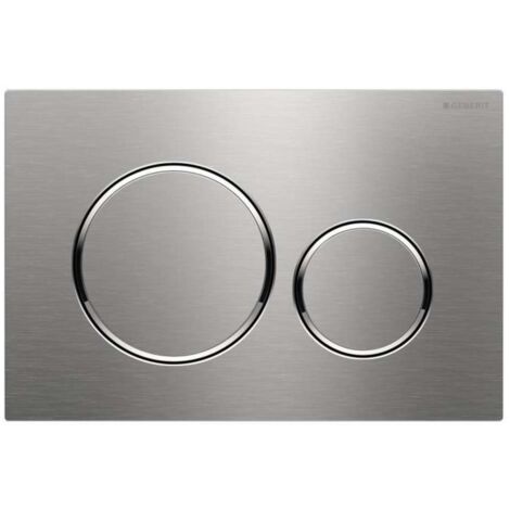 Geberit Sigma20 - Pulsador para WC Sigma20, atornillable, acero inoxidable 115.889.SN.1