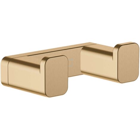 Hansgrohe AddStoris - Gancho doble, bronce cepillado 41755140