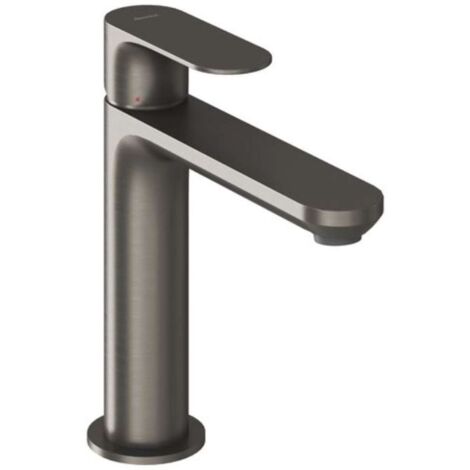 Ravak Eleganta - Grifo de lavabo, grafito cepillado X070327 (1/3)