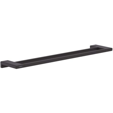 Hansgrohe AddStoris - Toallero doble, longitud 65 cm, negro mate 41743670