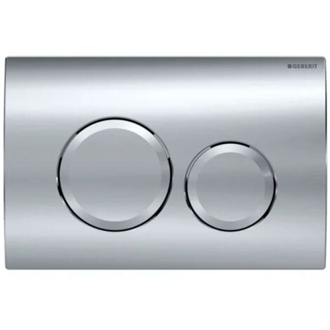 Geberit Delta20 - Pulsador de descarga, brillante cromo 115.127.21.1