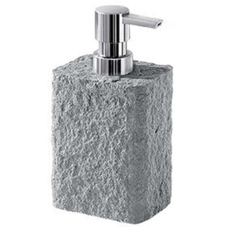 Sapho Gedy Aries - Dosificador de jabón de pie, 350 ml, piedra gris AR8008 (1/3)