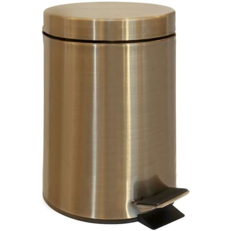 Sapho Diamond - Cubo de basura 3 L, bronce XJ011 (1/5)