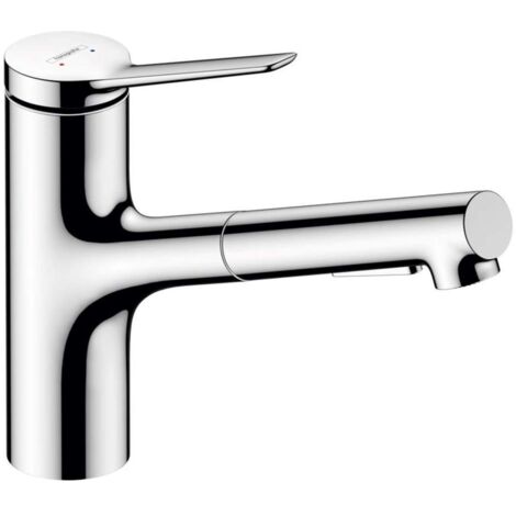 hansgrohe Zesis M33 mezclador monomando de cocina 150, rociador
