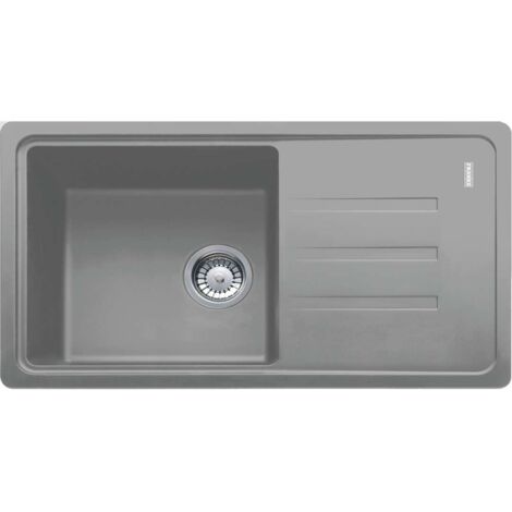 Franke Malta - Fregadero de fragranite BSG 611-78/39, 78x44 cm, piedra gris 114.0395.154 (1/3)