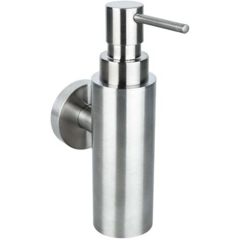 Sapho X-STEEL - Dispensador de jabón líquido, acero inoxidable cepillado XS100 (1/3)