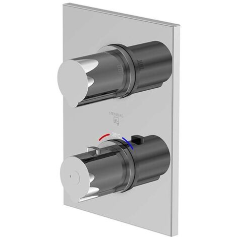 Steinberg 120 - Grifo empotrado termostático para 2 dispositivos, cromo 120 4133 3 (1/2)