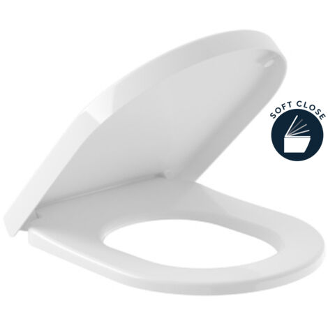 Villeroy & Boch Avento - Asiento de WC, SoftClosing, blanco alpino 9M77C101