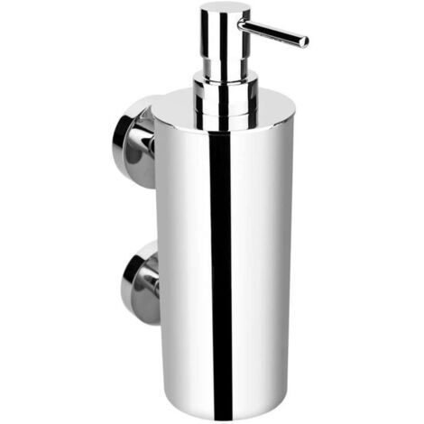 Sapho X-Round - Dispensador de jabón líquido con soporte, cromo XR102 (1/2)