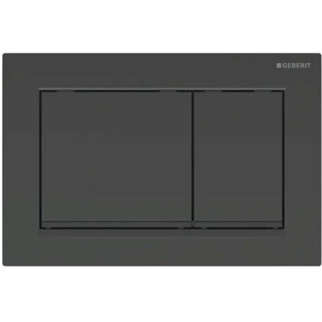 Geberit Omega20 - Control de descarga, negro 115.080.DW.1