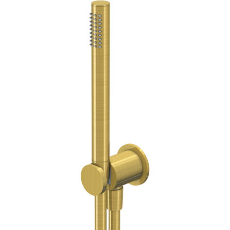 Steinberg 340 - Conjunto de alcachofa de ducha, soporte y manguera, oro cepillado 340 1670 BG (1/5)