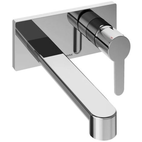 Ravak Puri - Grifo de lavabo PU 019.00 empotrado, incl. cuerpo, de montaje, cromo X070146 (1/2)
