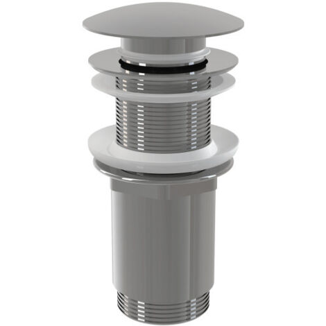 Alca Accesorios - Salida de lavabo 5/4" sin rebosadero, ClickClack, metal A395 (1/2)