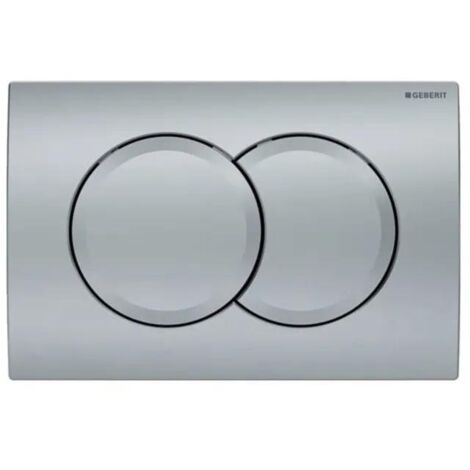 Geberit Delta01 - Pulsador de descarga, cromo mate 115.107.46.1