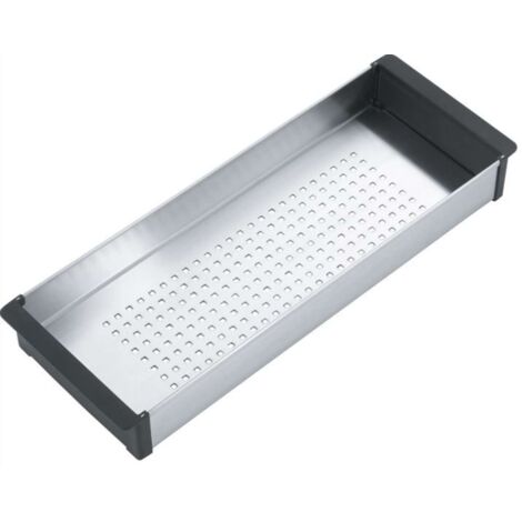 Franke Accesorios - Bandeja escurridora para fregadero, acero inoxidable/plástico 112.0394.981