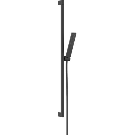 Hansgrohe Pulsify E - Conjunto de alcachofa de ducha, barra y flexo, EcoSmart+,negro mate 24381670 (1/5)