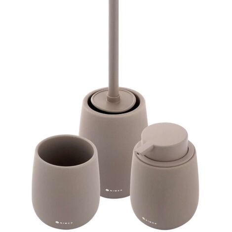 Nimco Tabo - Set de accesorios de baño, marrón TA SET-07 (1/3)