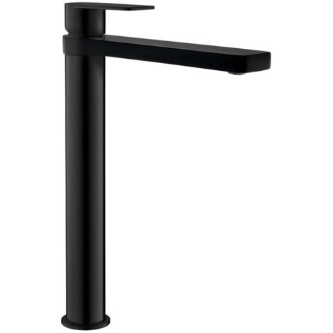 Aqualine Daphne - Grifo de lavabo, negro mate DH601B (1/4)