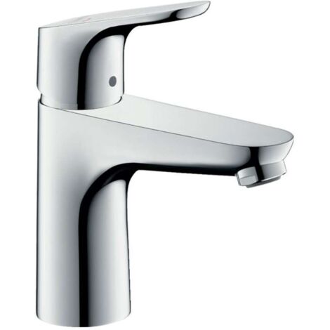 Hansgrohe Focus - Grifo monomando de lavabo 100 CoolStart, sin conjunto de desagüe, cromo 31509000