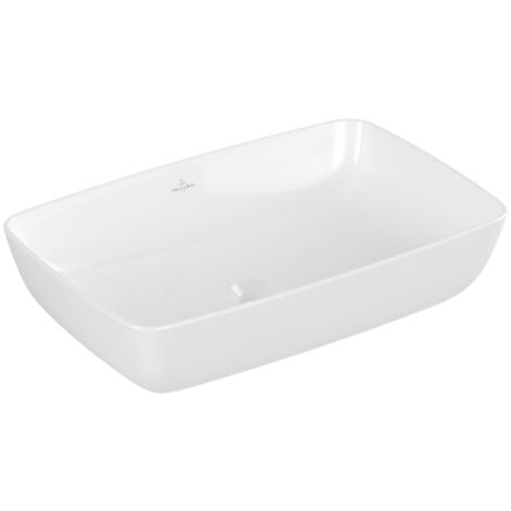 Lavabo sobre encimera rectangular VILLEROY ET BOCH Artis blanco ceramicplus